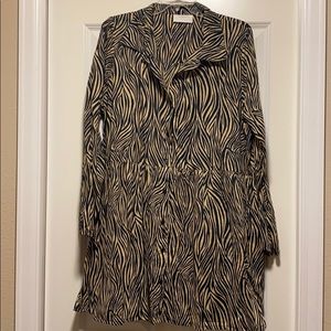 Auguste Zebra Zara Button down dress 12